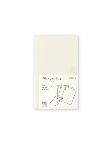 Pack 3 Cuadernos B6 Slim Lisos Notebook Light - MD Paper