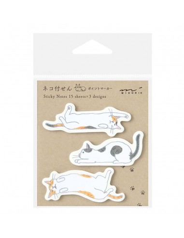 Notas Adhesivas | Sticky Notes Point Cats - Midori