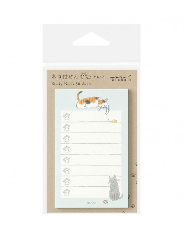 Notas Adhesivas | Sticky Notes To Do Cat Green - Midori