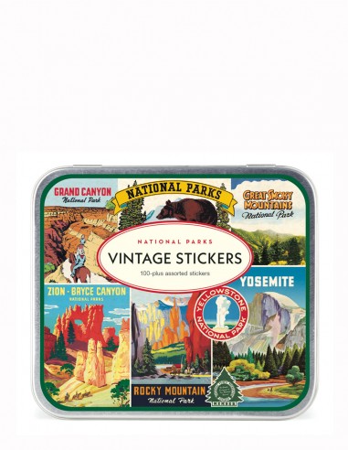 Pegatinas | Vintage Stickers National Parks | Cavallini