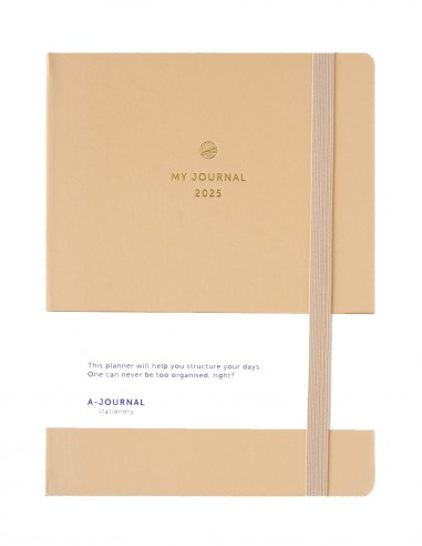 Agenda 2025 Semanal | My Journal Beige | A-Journal